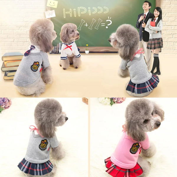 Couple Pet Dog Clothes Pet Uniform Clothing for Small Medium Dogs Costume Chihuahua Puppy Pet Shirt Clothes for Dogs Ropa Perro