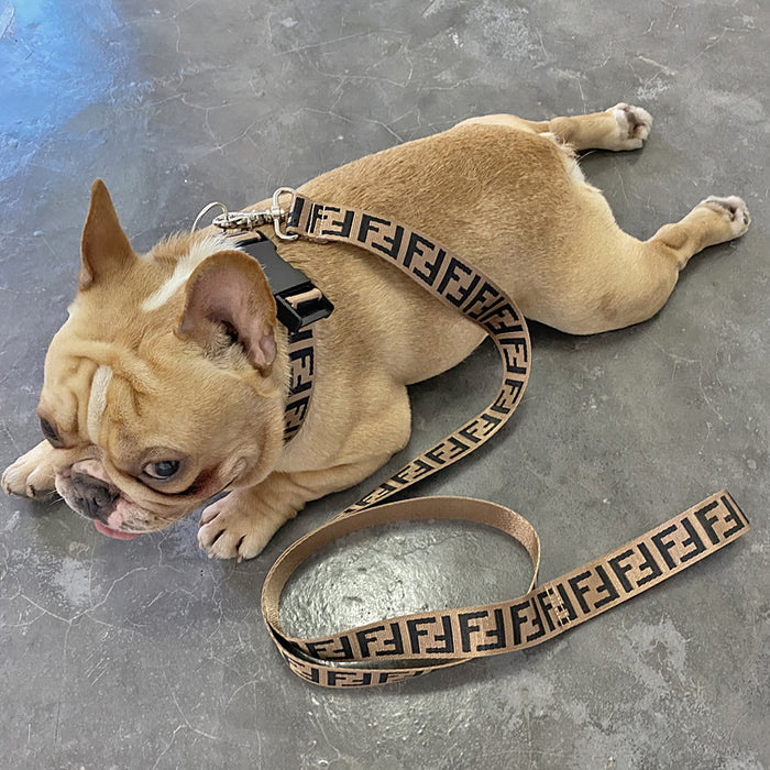 Trend Brand Pet Traction Rope Vest Chest Strap Explosion proof Flushing Dog Chain Fadou Keji Teddy Neck Collar